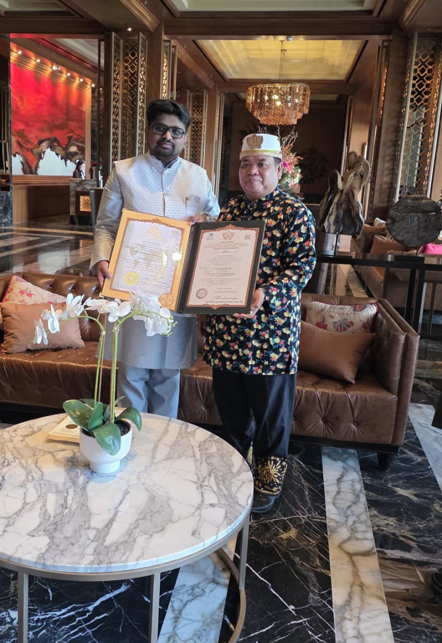 Dr. Bhargav Mallappa Honoured with Indonesia’s Kutai Mulawarman Royal Title